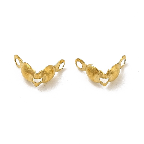 

PandaHall 304 Stainless Steel Bead Tips, Golden, 6x4mm, Hole: 1.4mm 304 Stainless Steel