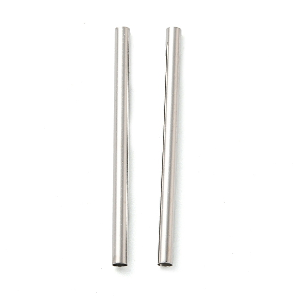 

PandaHall Brass Tube Beads, Lead Free & Cadmium Free, Column, Platinum, 30x2mm, Hole: 1.6mm Brass