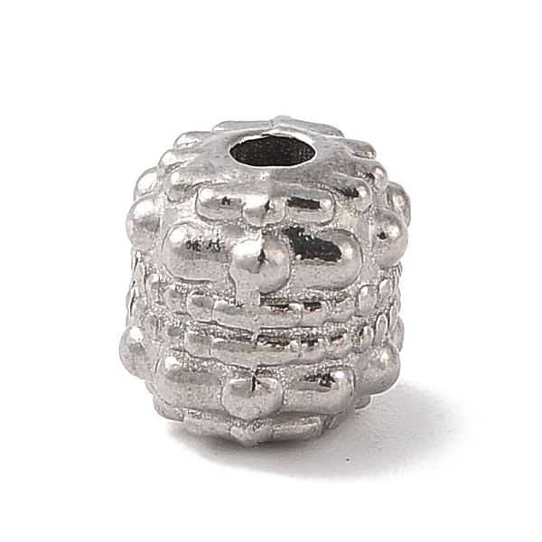 

PandaHall 304 Stainless Steel Beads, Column, Stainless Steel Color, 8.5x8.2mm, Hole: 2.2mm 304 Stainless Steel Column