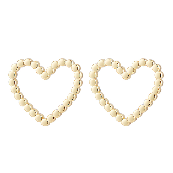 

PandaHall BENECREAT 10PCS 18K Gold Plated Linking Rings Brass Heart Closed Jewelry Connectors for Bracelets Necklace DIY Making, 17.5x20x2mm...