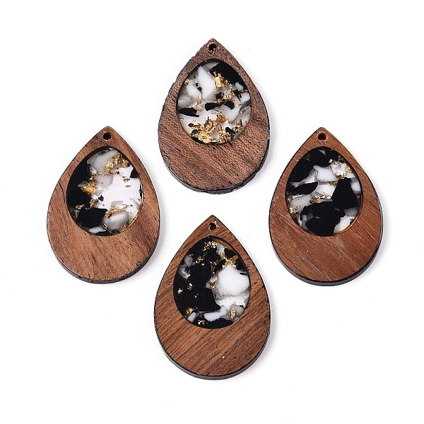 Wood & Resin Pendant - image