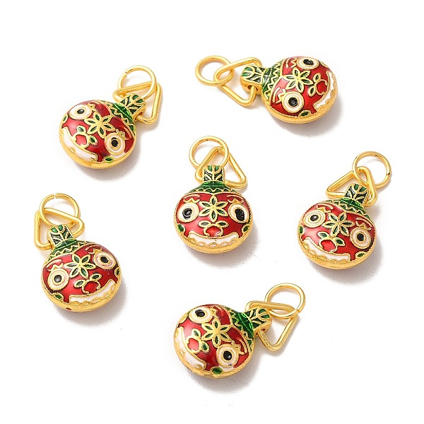 

PandaHall Zinc Alloy Enamel Pendants, with Jump Ring, Golden, Gold Swallowing Beast Charm, Red, 27mm, Pendant: 15x11.5x5.5mm Alloy+Enamel...