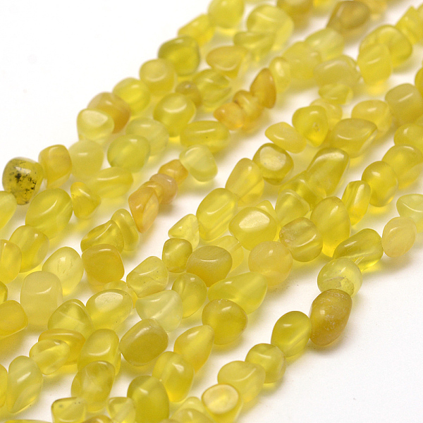 

PandaHall Natural Korea Olive Jade Beads Strands, Nuggets, 3~5x3~5x3~8mm, Hole: 1mm, about 85~90pcs/strand, 15.7 inch(40cm) Olive Jade..., Yellow