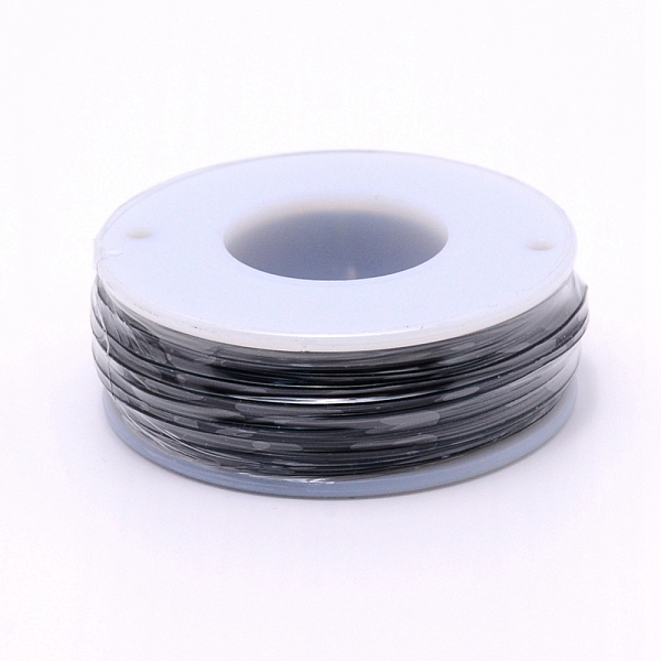 

PandaHall Round Aluminum Wire, with Spool, Black, 20 Gauge, 0.8mm, 36m/roll Aluminum Round Black