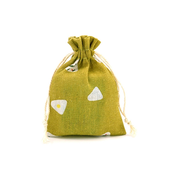 

PandaHall Rectangle Printed Cotton Cloth Storage Bags, Drawstring Pouches Packaging Bag, Triangle, 14x10cm Cloth Triangle