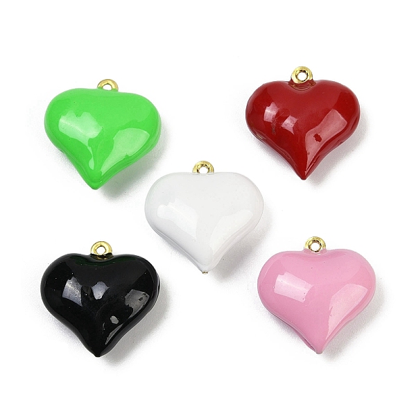 Brass Enamel Pendants