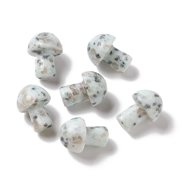 

PandaHall Natural Sesame Jasper GuaSha Stone, Gua Sha Scraping Massage Tool, for SPA Relaxing Meditation Massage, Mushroom Shaped...