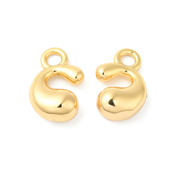 

PandaHall Brass Charms, Real 18K Gold Plated, Letter C, 13x8x4.5mm, hole: 2.5mm Brass Letter C