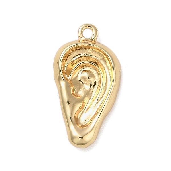 

PandaHall Alloy Pendants, Ear, 25x13x3.5mm, Hole: 1.8mm Alloy Body