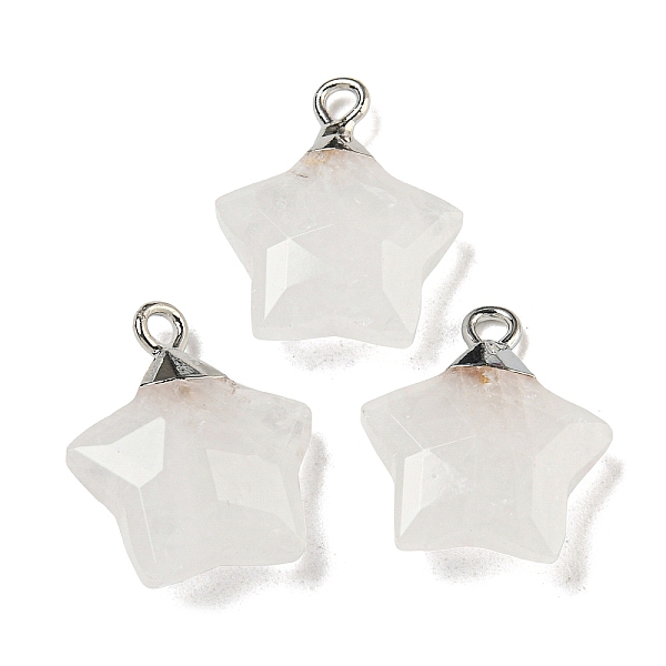 Natural Quartz Crystal Pendants