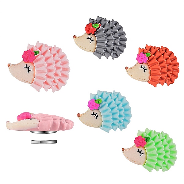 

PandaHall 5Pcs 5 Colors Hedgehog Plastic Diamond Painting Magnet Cover Holder, Platinum, Mixed Color, 24x30x10mm, 1pc/color Plastic..., Multicolor