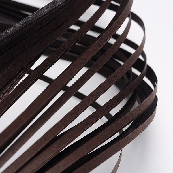 

PandaHall Quilling Paper Strips, Coconut Brown, 390x3mm, about 120strips/bag Paper Brown