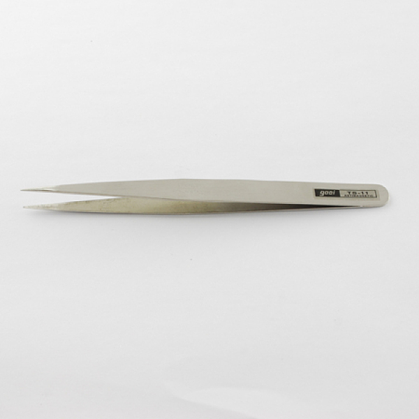 

PandaHall 201 Stainless Steel Beading Tweezers, Stainless Steel Color, 135x9x5mm Stainless Steel