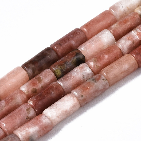 

PandaHall Natural Brecciated Jasper Beads Strands, Column, 5~6x3mm, Hole: 0.8mm, about 59~60pcs/strand, 15.35inch(39cm) Brecciated Jasper...