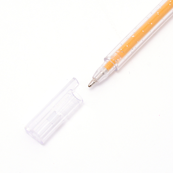 

PandaHall Plastic Glisten Gel Pen, Office & School Supplies, Yellow, 163x11x7.8mm Plastic Yellow