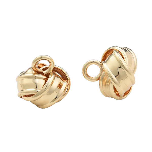

PandaHall Eco-Friendly Iron Pendants, Cadmium Free & Lead Free, Flower, Light Gold, 20x20x20mm, Hole: 5mm Iron Flower