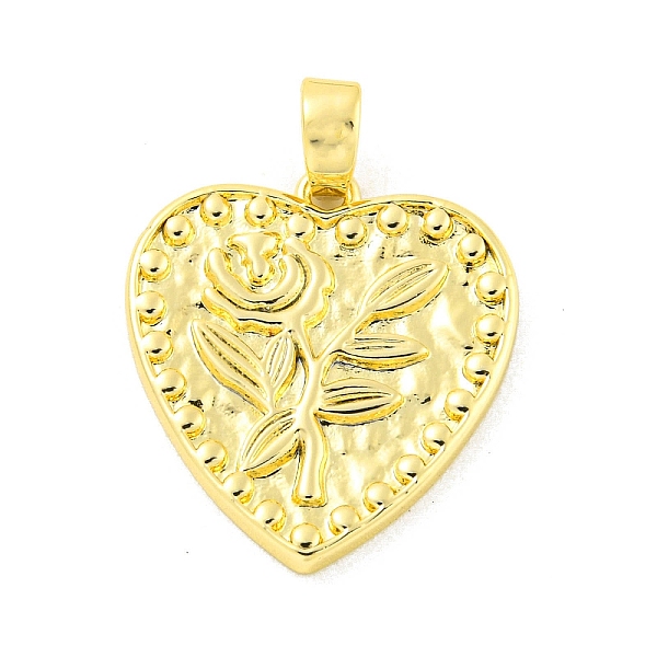

PandaHall Brass Pendants, Heart, Real 18K Gold Plated, 19.5x17.5x2mm, Hole: 4.5x3mm Brass Heart