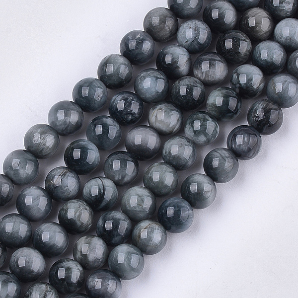 

PandaHall Natural Hawk's Eye Beads Strands, Eagle Eye Stone, Grade A, Round, 8mm, Hole: 1mm, about 23~25pcs/strand, 7.6 inch Eagle Eye Stone...