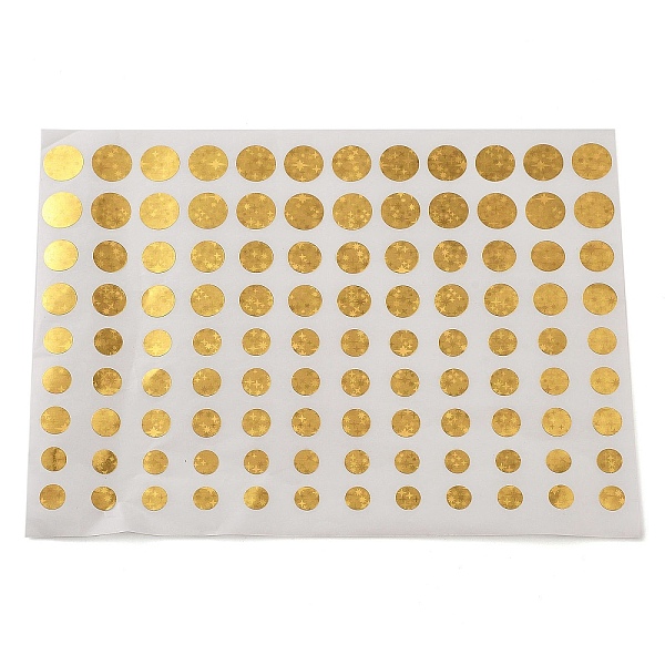 

PandaHall Self-Adhesive Paper Gift Tag Stickers, for Party, Decorative Presents, Round, Gold, 205x150x0.01mm Paper Round Gold
