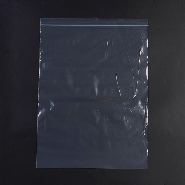 

PandaHall Plastic Zip Lock Bags, Resealable Packaging Bags, Top Seal, Self Seal Bag, Rectangle, White, 44x31.8cm, Unilateral Thickness: 2.1...