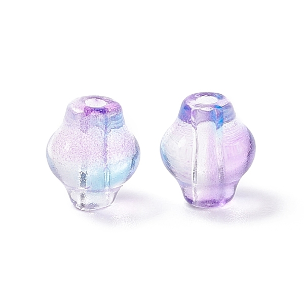 

PandaHall Transparent Glass Beads, Lantern, Medium Orchid, 9x8mm, Hole: 1.5mm Glass Lantern