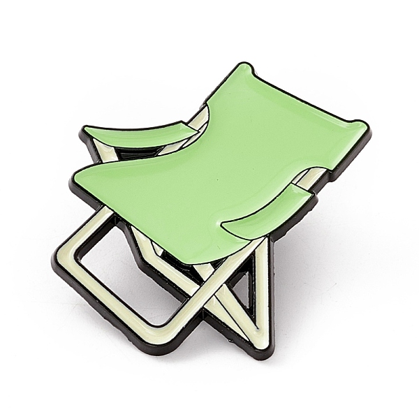 

PandaHall Outdoor Camping Tool Theme Enamel Pin, Electrophoresis Black Plated Alloy Badge for Backpack Clothes, Chair Pattern, 29.5x27x1.5mm...