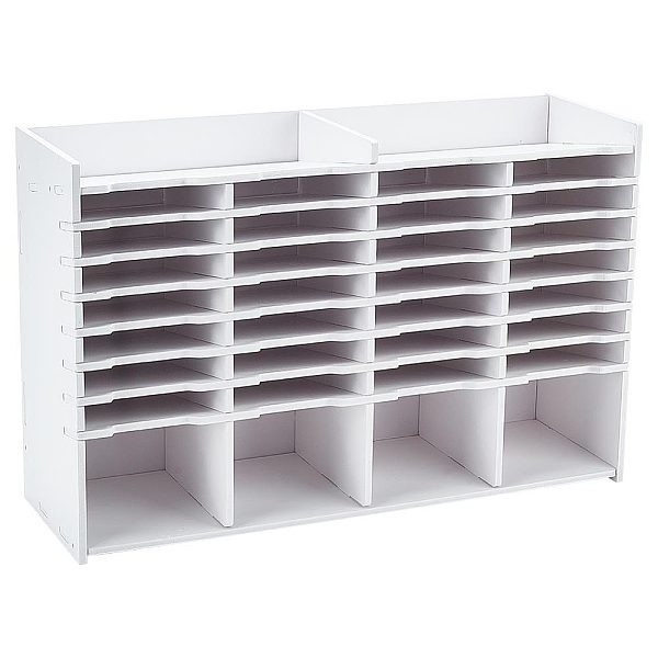

PandaHall FINGERINSPIRE 32 Slots Diamond Painting Tray Organizer Detachable Diamond Painting Tray Tower PVC Diamond Painting Tray Tower..., White