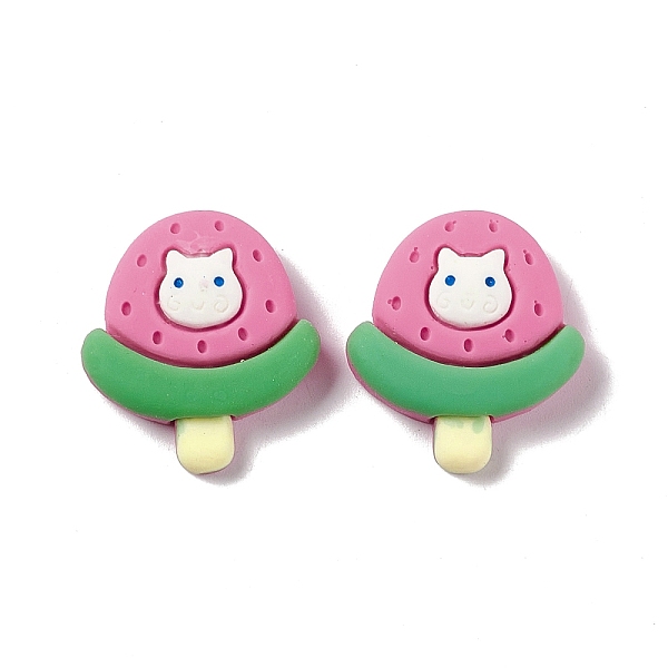 

PandaHall Ice Lolly with Mixed Animal Opaque Resin Cabochons, Mixed Color, 21~23x17~19.5x6~6.5mm Resin Food Multicolor