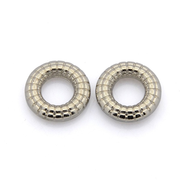 

PandaHall CCB Plastic Linking Rings, Platinum, 14x3mm, Hole: 7mm Plastic Ring