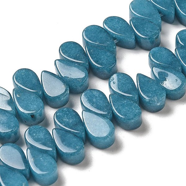 

PandaHall Natural Aquamarine Beads Strands, Teardrop, Top Drilled, 9~10x5~5.5x3.5~4mm, Hole: 0.7mm, about 40~48pcs/strand, 7.09~7.28''..., Pink