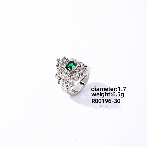 Bagues en laiton strass pour femmes