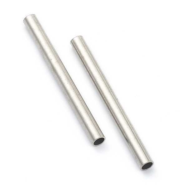 

PandaHall 304 Stainless Steel Beads, Tube Beads, Stainless Steel Color, 54x5mm, Hole: 4mm 304 Stainless Steel Tube
