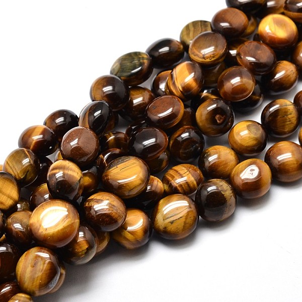 

PandaHall Natural Tiger Eye Nuggets Beads Strands, Tumbled Stone, 4~8x6~9x5~7mm, Hole: 1mm, about 15.3 inch~15.7 inch Tiger Eye Nuggets