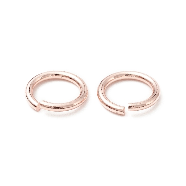 

PandaHall Brass Jump Rings, Open Jump Rings, Long-Lasting Plated, Cadmium Free & Lead Free, Round Ring, Rose Gold, 6x0.8mm, 20 Gauge, Inner...