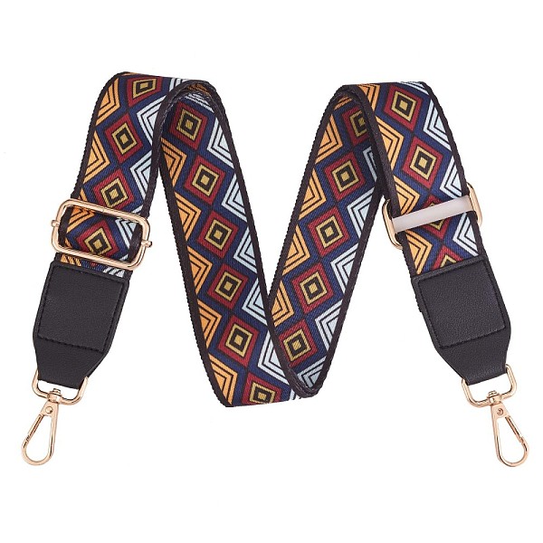 

PandaHall Wide Polyester Purse Straps, Replacement Adjustable Shoulder Straps, Retro Removable Bag Belt, with Swivel Clasp, for Handbag...