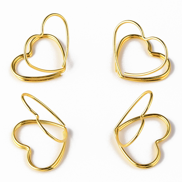 

PandaHall Mini Iron Place Card Holders, Cute Table Card Holders, for Wedding, Parties, Heart, Golden, 25~29x29~31x24~26mm Iron Heart