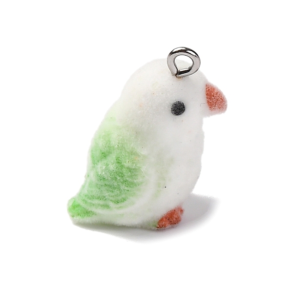 Flocky Resin Pendan… - image