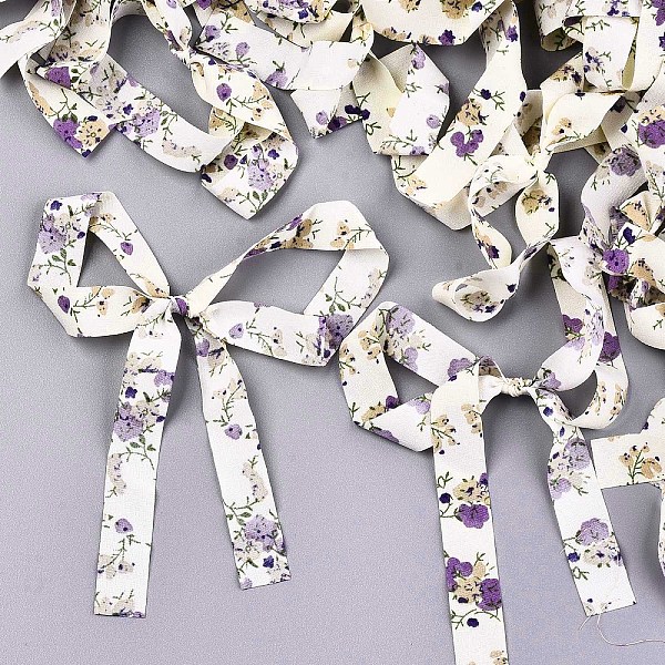 

PandaHall Big Bowknot Linen Fabric, for DIY Sewing, Garment Accessory, Hair Accessories and Home Decorate, Floral Pattern, Plum..., Purple