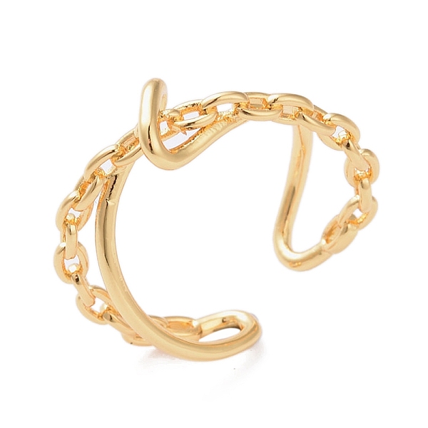 

PandaHall Brass Rinhs, Teardrop, Golden, US Size 6(16.5mm) Brass Teardrop
