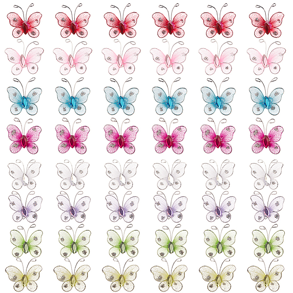 Бабочки из ткани Sunclue
