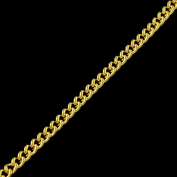 

PandaHall Unwelded Iron Curb Chains, with Spool, Golden, 2.7x2x0.6mm, about 328.08 Feet(100m)/roll Iron