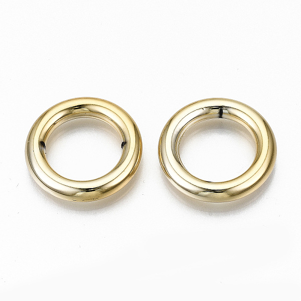 

PandaHall CCB Plastic Linkings Rings, Quick Link Connectors, For Jewelry Cable Chains Making, Ring, Golden, 23x4mm, Inner Diameter: 15mm...