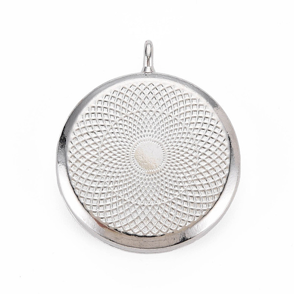 

PandaHall Alloy Diffuser Locket Pendants, with Stainless Steel Cover and Magnet, Magnetic, Cadmium Free & Nickel Free & Lead Free, Flat...