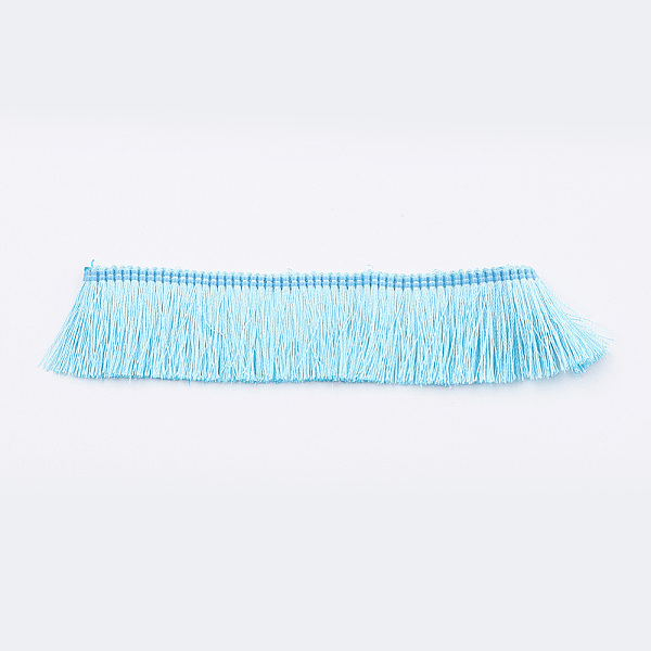 

PandaHall Nylon Tassel Pendants Decoration, Pale Turquoise, 26x1mm Nylon