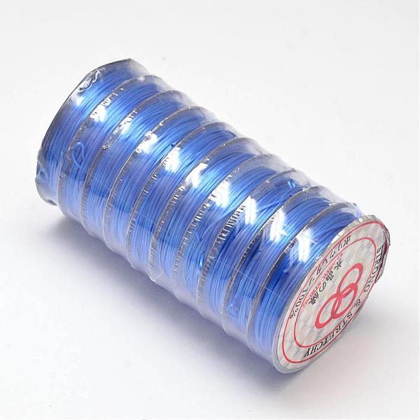 

PandaHall Flat Elastic Crystal String, Elastic Beading Thread, for Stretch Bracelet Making, Royal Blue, 0.8mm, about 10.93 yards(10m)/roll...