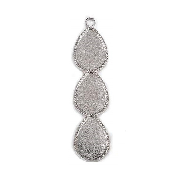 

PandaHall Alloy Pendant Cabochon Settings, Teardrop, Platinum, Tray: 10x14mm, 49.5x12x2mm, Hole: 2mm Alloy Teardrop