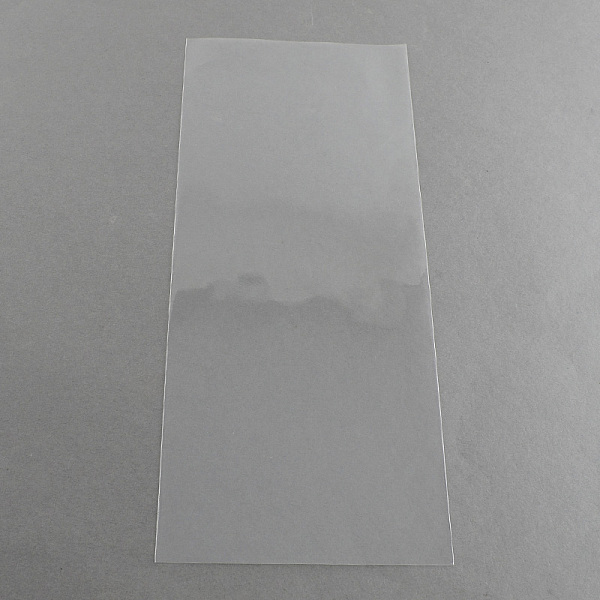 

PandaHall OPP Cellophane Bags, Rectangle, Clear, 25x11cm, Unilateral Thickness: 0.035mm OPP Cellophane Clear