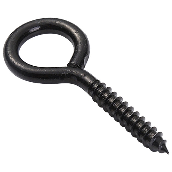 

PandaHall Iron Screw Eye Pin Peg Bails, For Half Drilled Beads, Black, 30.07mm Iron