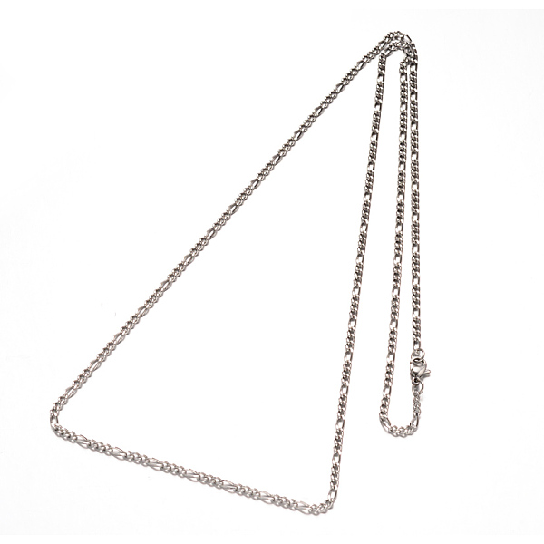 304 Edelstahl-figaro Ketten Halsketten