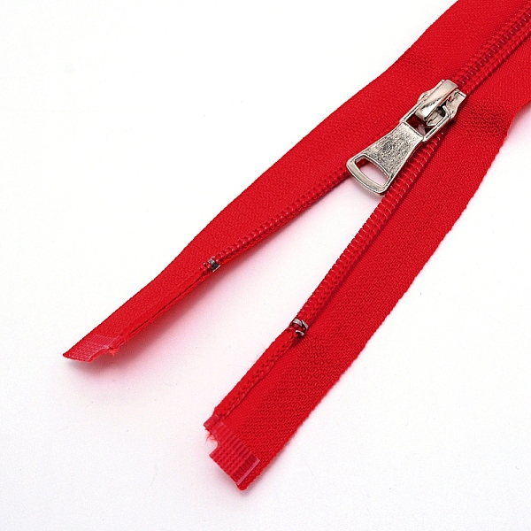

PandaHall Garment Accessories, Nylon Closed-end Zipper, Zip-fastener Components, Red, 40x3.3x0.2cm Nylon Red